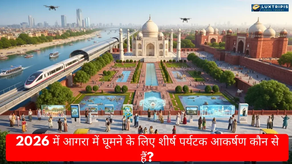 2026 में आगरा में घूमने के लिए शीर्ष पर्यटक आकर्षण कौन से हैं?
