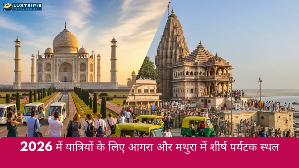 2026 में यात्रियों के लिए आगरा और मथुरा में शीर्ष पर्यटक स्थल
