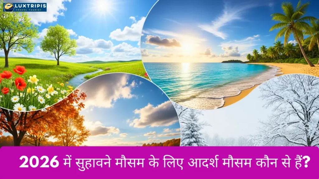 2026 में सुहावने मौसम के लिए आदर्श मौसम कौन से हैं?