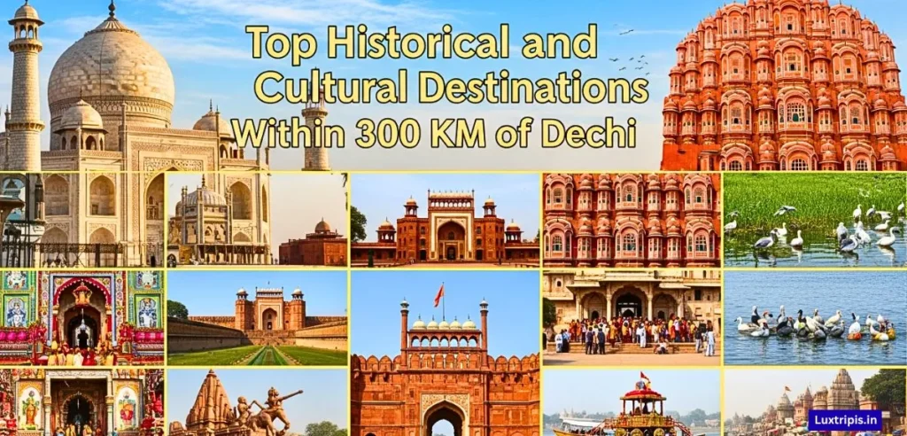 Top Historical and Cultural Destinations Within 300 KM of Delhi