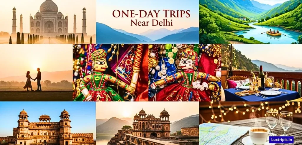 What are the Best One-Day Trips and Romantic Getaways Near Delhi?