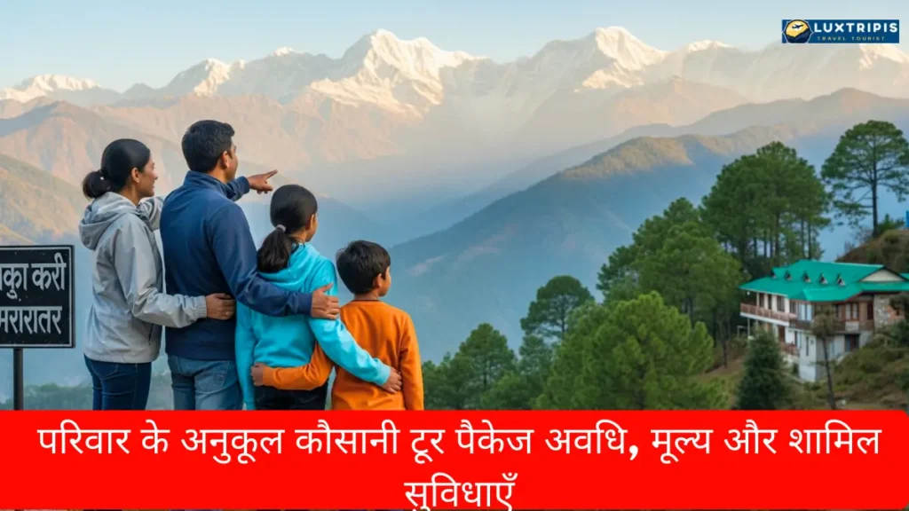 परिवार के अनुकूल कौसानी टूर पैकेज अवधि, मूल्य और शामिल सुविधाएँ
