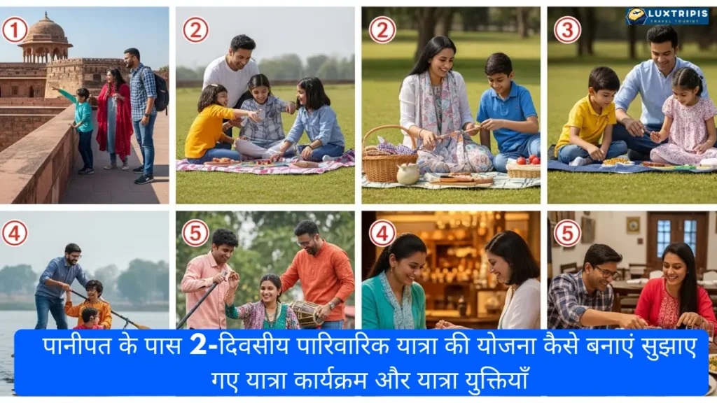 पानीपत के पास 2-दिवसीय पारिवारिक यात्रा की योजना कैसे बनाएं सुझाए गए यात्रा कार्यक्रम और यात्रा युक्तियाँ