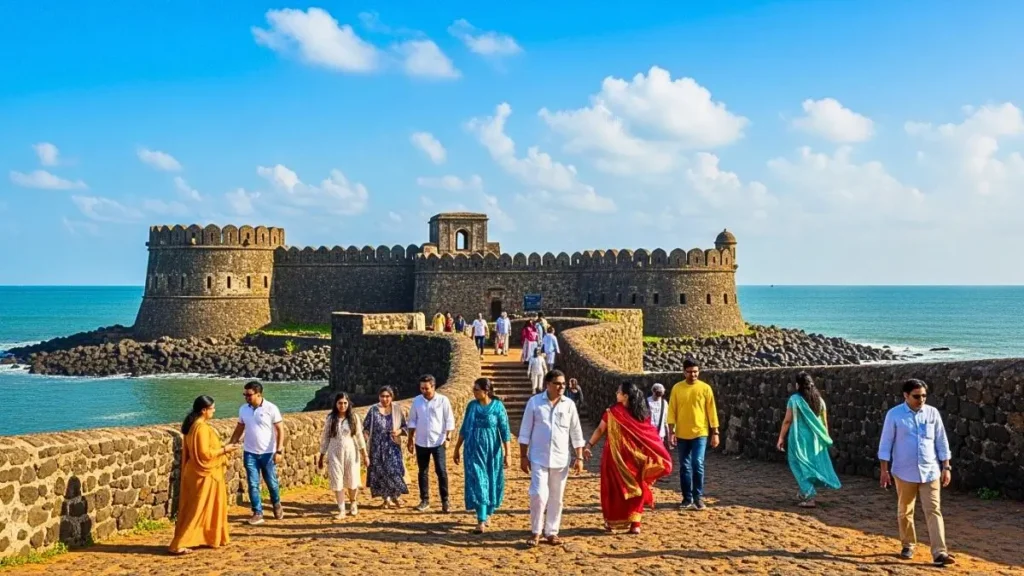 Khanderi Fort 2026 Murud Janjira के साथ दोनों Forts एक Trip में कैसे Plan करें Distance Hotel Booking की पूरी Guide 3 Murud Janjira Combo Trip दोनों Forts
