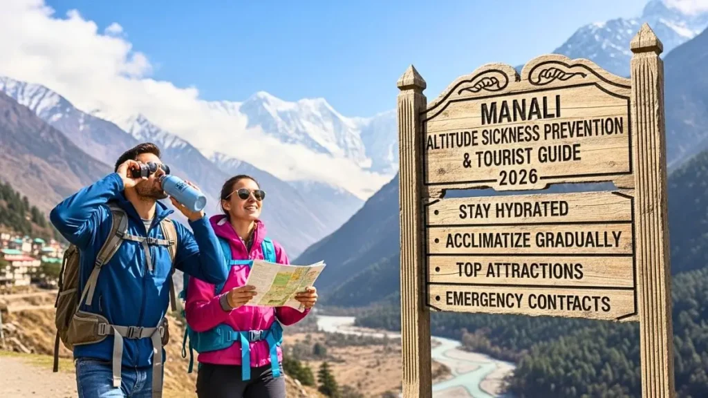 Manali की Sea Level Height जानकर हो जाएंगे हैरान! Tourist Places, Timings और Hotel Booking 2026 यहाँ 4 Manali Altitude Sickness Prevention Complete Guide