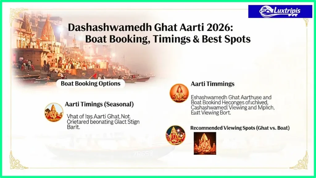 Dashashwamedh Ghat Aarti 2026 Boat Booking Timings और Best Spot की पूरी जानकारी 1